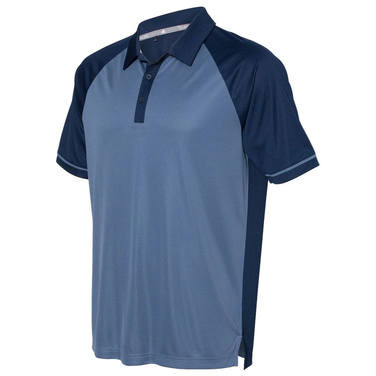 Adidas Golf Men's Collegiate Navy/Tech Ink Climacool Jacquard Raglan Polo 3 Adidas Golf Men's Collegiate Navy/Tech Ink Climacool Jacquard Raglan Polo - Image 3