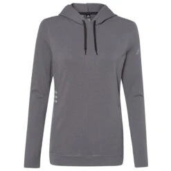 Adidas Women's Grey Five Lightweight Hooded Sweatshirt