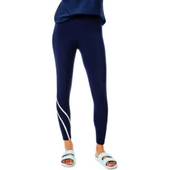 Addison Bay Women's Navy/Light Blue/Pink Pine Legging