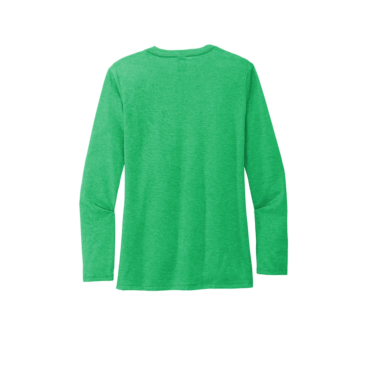 Allmade Women's Enviro Green Tri-Blend Long Sleeve Tee 2 Allmade Women's Enviro Green Tri-Blend Long Sleeve Tee - Image 2