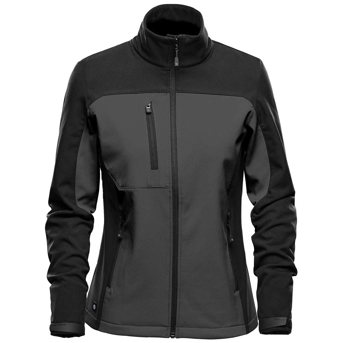 Stormtech Women's Dolphin/Black Cascades Softshell 1 Stormtech Women's Dolphin/Black Cascades Softshell