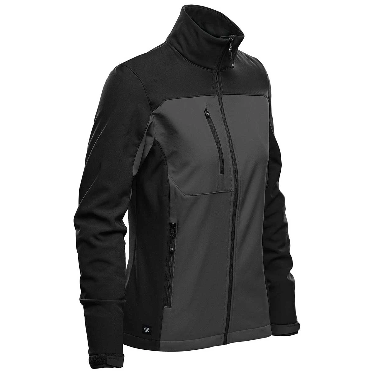 Stormtech Women's Dolphin/Black Cascades Softshell 3 Stormtech Women's Dolphin/Black Cascades Softshell - Image 3