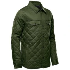 Stormtech Men's Earth Green Bushwick Quilted Jacket -Sportswear Shop BXQ 1 Earth Green S
