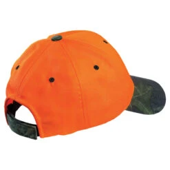 Port Authority Orange Blaze/Mossy Oak Safety Cap With Camo Brim -Sportswear Shop C804 Orange Blaze Mossy Oak B