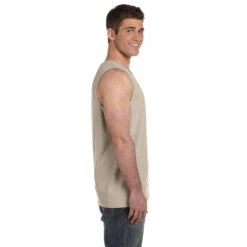 Comfort Colors Men's Sandstone 6.1 Oz. Tank 5 Comfort Colors Men's Sandstone 6.1 Oz. Tank -Sportswear Shop C9360 Sandstone HTS