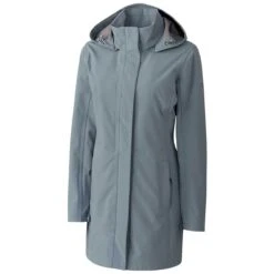 Cutter & Buck Women's Soapstone Shield Hooded Shell