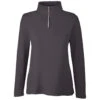 Core 365 Women's Carbon Fusion ChromaSoft Pique Quarter-Zip