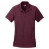 CornerStone Women's Maroon Micropique Gripper Polo
