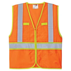 CornerStone Safety Orange ANSI 107 Class 2 Dual-Color Safety Vest