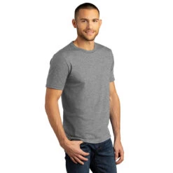 District Men's Grey Frost Perfect Tri DTG Tee -Sportswear Shop DM130DTG Grey Frost HTS