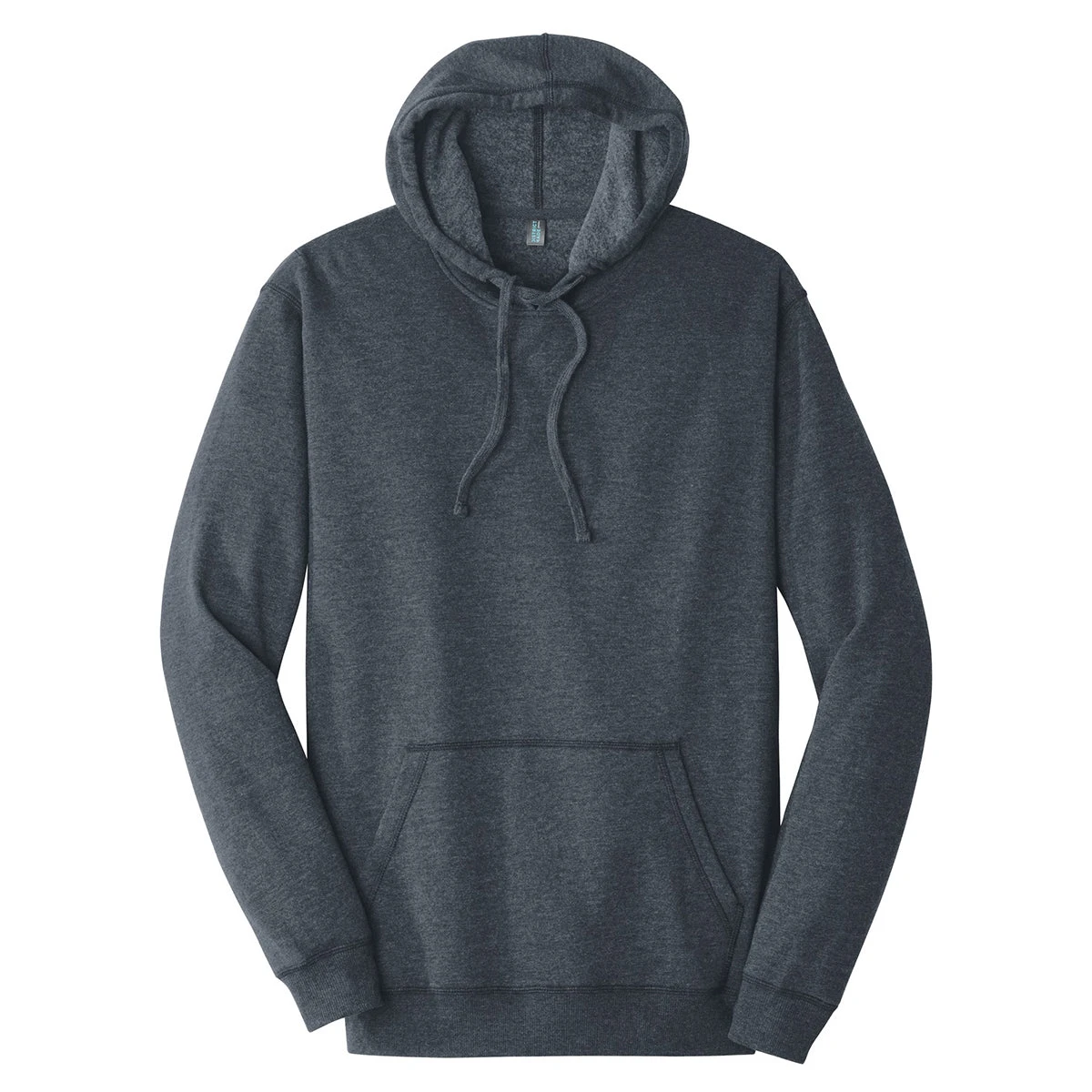 District Men's Heathered Navy Lightweight Fleece Hoodie 1 District Men's Heathered Navy Lightweight Fleece Hoodie