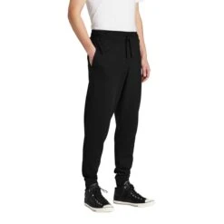 District Men's Black V.I.T. Fleece Jogger -Sportswear Shop DT6107 Black HTS