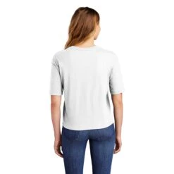 District Women's White V.I.T. Boxy Tee -Sportswear Shop DT6402 White HTB