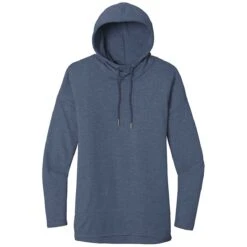 District Women's Washed Indigo Featherweight French Terry Hoodie