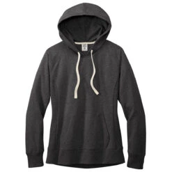 District Women's Charcoal Heather Re-Fleece Hoodie