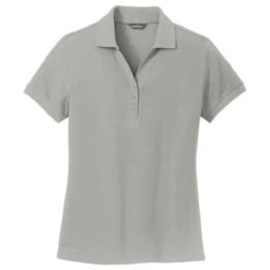 Eddie Bauer Women's Chrome Cotton Pique Polo