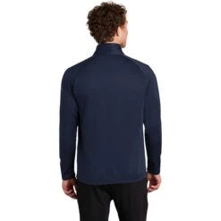 Eddie Bauer Men's River Blue Smooth Fleece Base Layer Full-Zip -Sportswear Shop EB246 River Blue HTB