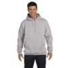 Hanes Men's Light Steel 9.7 Oz. Ultimate Cotton 90/10 Pullover Hood