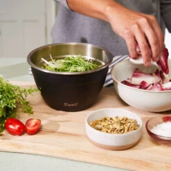 S'well Onyx 64oz Salad Bowl Kit -Sportswear Shop F21 SaladBowl 278 2