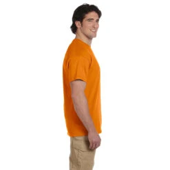 Gildan Men's Safety Orange Ultra Cotton 6 Oz. T-Shirt -Sportswear Shop G200 Safety Orange HTS
