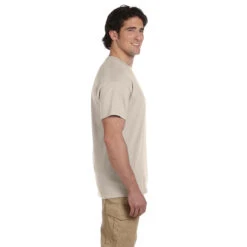 Gildan Men's Sand Ultra Cotton 6 Oz. T-Shirt 5 Gildan Men's Sand Ultra Cotton 6 Oz. T-Shirt -Sportswear Shop G200 Sand HTS