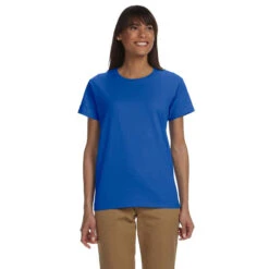 Gildan Women's Royal Ultra Cotton 6 Oz. T-Shirt