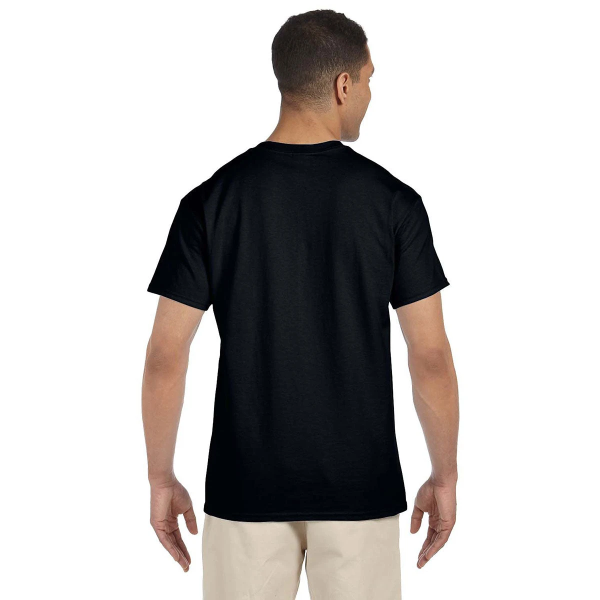 Gildan Unisex Black Ultra Cotton Pocket T-Shirt 2 Gildan Unisex Black Ultra Cotton Pocket T-Shirt - Image 2