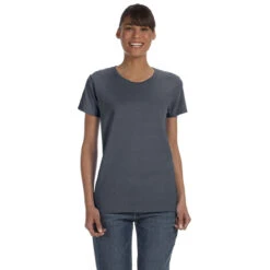 Gildan Women's Dark Heather 5.3 Oz. T-Shirt
