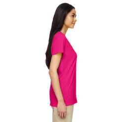 Gildan Women's Heliconia 5.3 Oz. V-Neck T-Shirt -Sportswear Shop G500VL Heliconia HTS