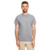 Gildan Unisex Graphite Heather 5.5 Oz. 50/50 Pocket T-Shirt