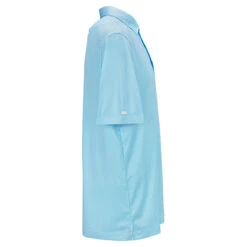 Greg Norman Men's Caribbean Blue Play Dry ML75 Foulard Print Polo -Sportswear Shop GNS8K462 Caribbean Blue S