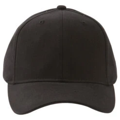 Paramount Apparel Black Spandex Twill Cap