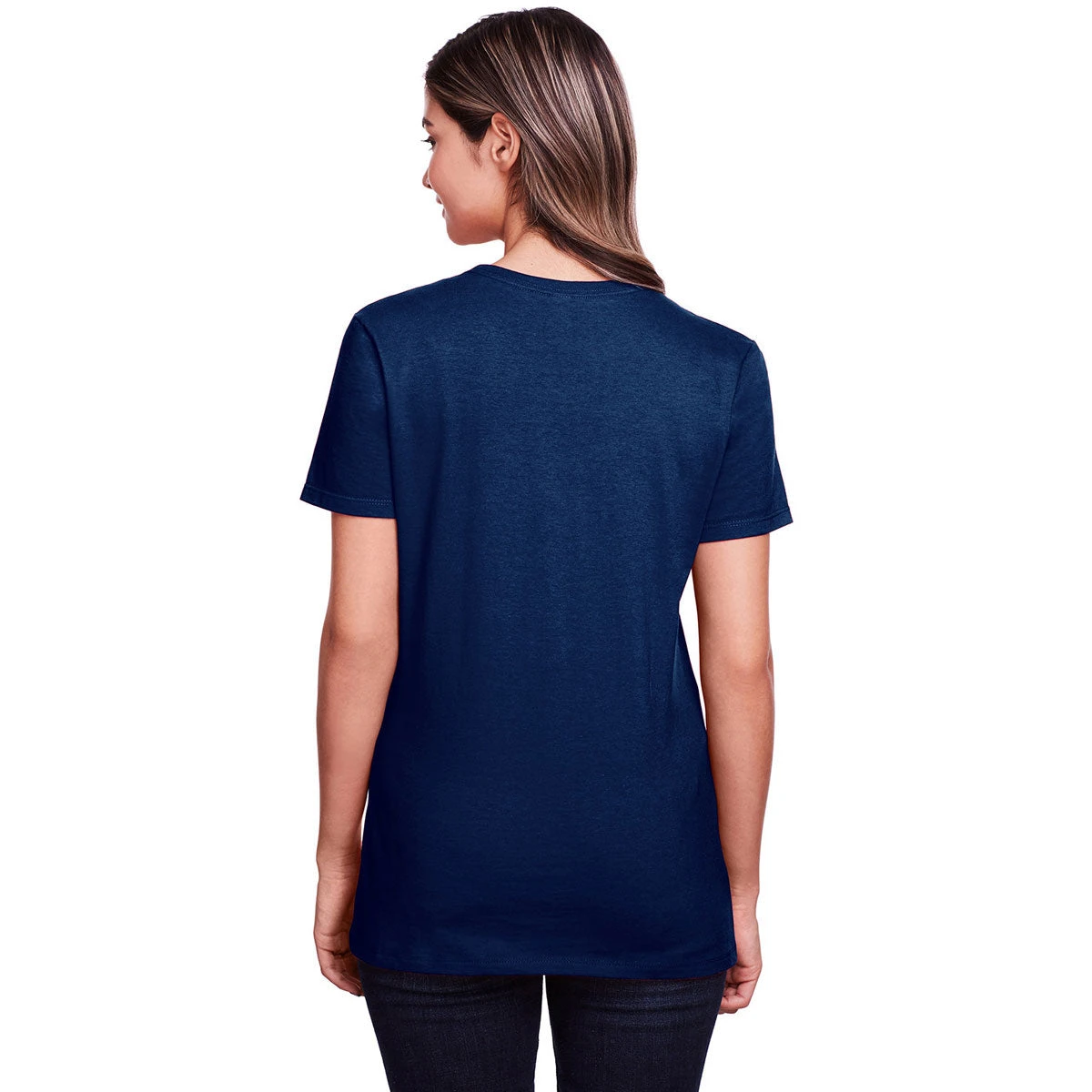 Fruit Of The Loom Women's J Navy ICONIC T-Shirt 2 Fruit Of The Loom Women's J Navy ICONIC T-Shirt - Image 2