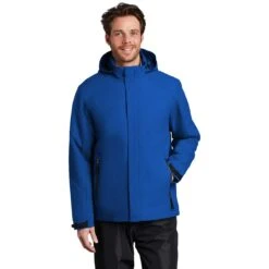 Port Authority Men's Cobalt Blue Insulated Waterproof Tech Jacket 7 Port Authority Men's Cobalt Blue Insulated Waterproof Tech Jacket -Sportswear Shop J405 Cobalt Blue HTF