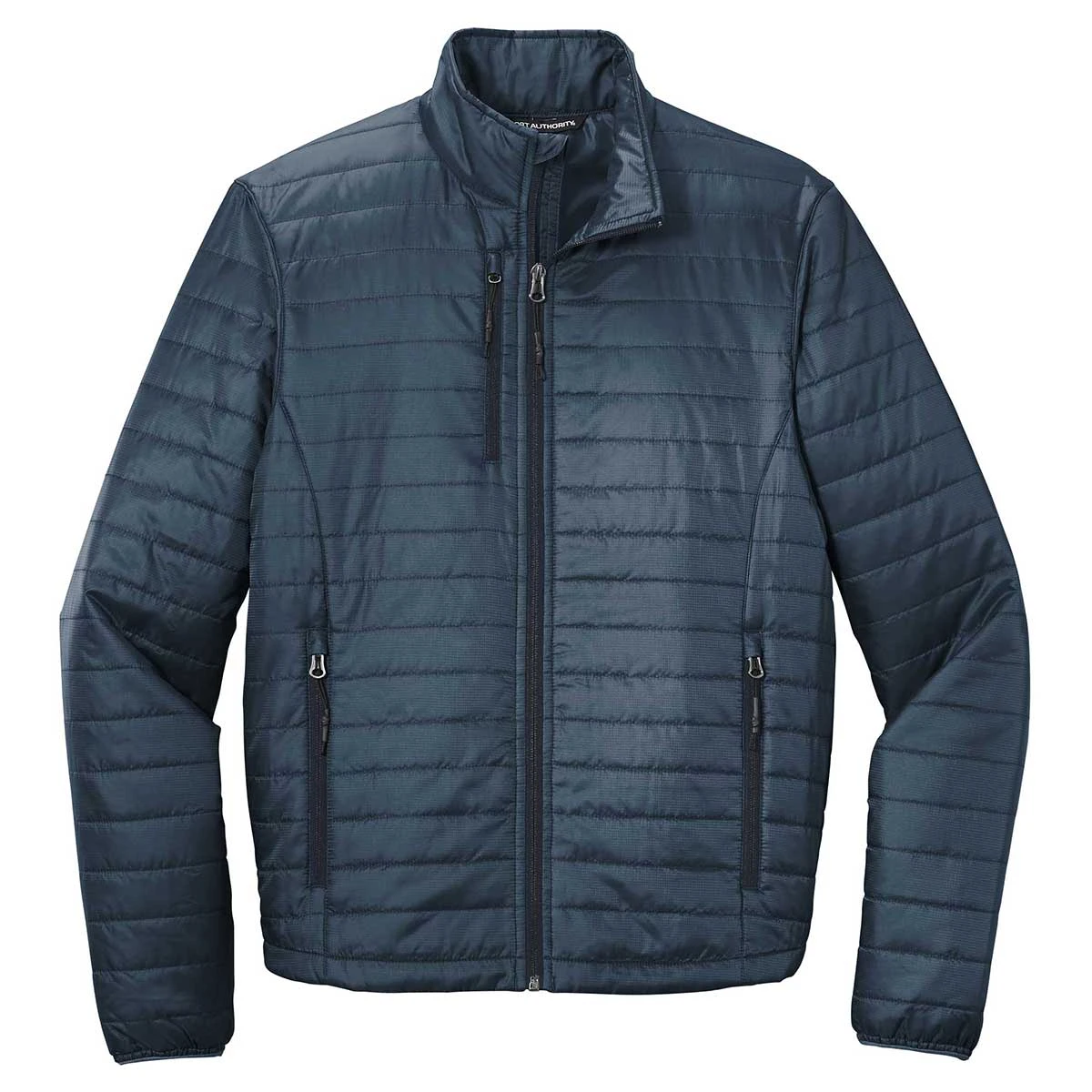 Port Authority Men's Regatta Blue/ River Blue Packable Puffy Jacket 1 Port Authority Men's Regatta Blue/ River Blue Packable Puffy Jacket
