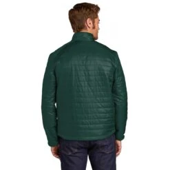 Port Authority Men's Tree Green/ Marine Green Packable Puffy Jacket -Sportswear Shop J850 Tree Gn Mar Gn HTB