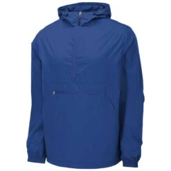 Sport-Tek Men's True Royal Packable Anorak -Sportswear Shop JST66 True Royal S