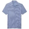 Port Authority Men's True Royal/White Gingham Polo
