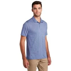 Port Authority Men's True Royal/White Gingham Polo -Sportswear Shop K646 True Royal Wht HTS