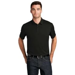 Port Authority Men's Black UV Choice Pique Polo -Sportswear Shop K750 Black HTF