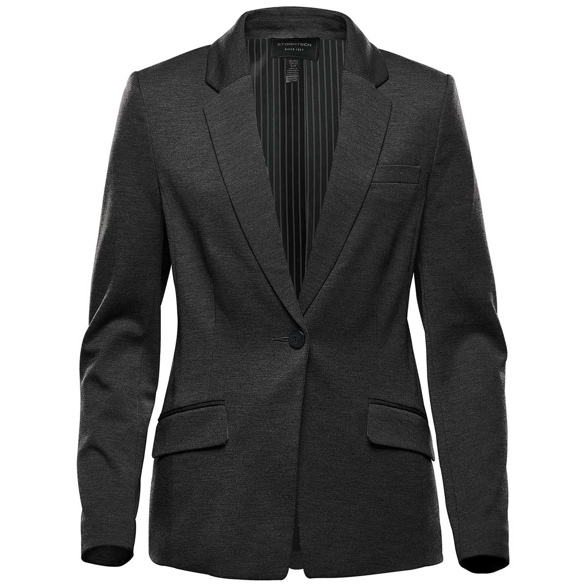 Stormtech Women's Black Delano Knit Blazer 1 Stormtech Women's Black Delano Knit Blazer