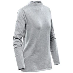 Stormtech Women's Grey Heather Belfast Sweater -Sportswear Shop KNS 1W Grey Heather S