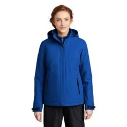 Port Authority Women's Cobalt Blue Insulated Waterproof Tech Jacket -Sportswear Shop L405 Cobalt Blue HTF
