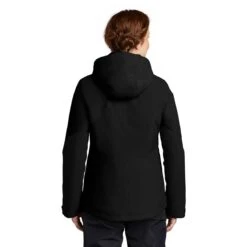 Port Authority Women's Deep Black Insulated Waterproof Tech Jacket -Sportswear Shop L405 Deep Black HTB