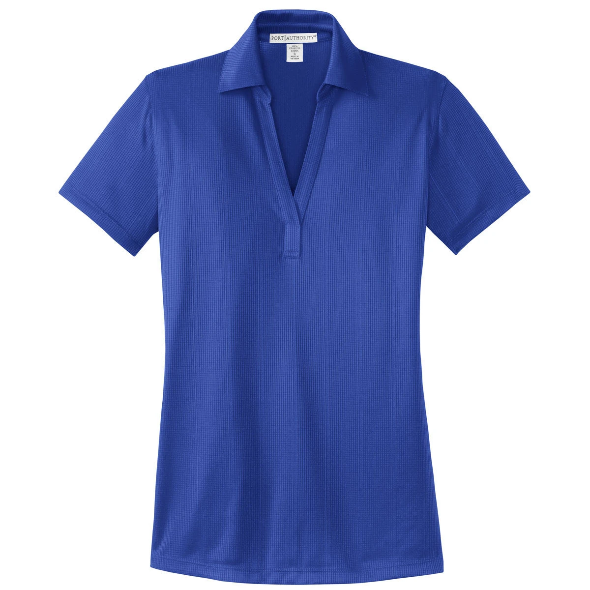 Port Authority Women's Hyper Blue Performance Jacquard Polo 1 Port Authority Women's Hyper Blue Performance Jacquard Polo