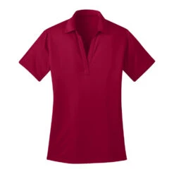 Port Authority Women's Red Performance Poly Polo