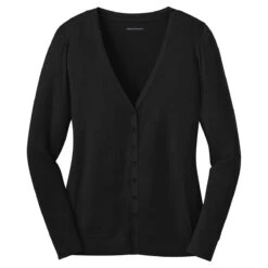 Port Authority Women's Black Concept Cardigan