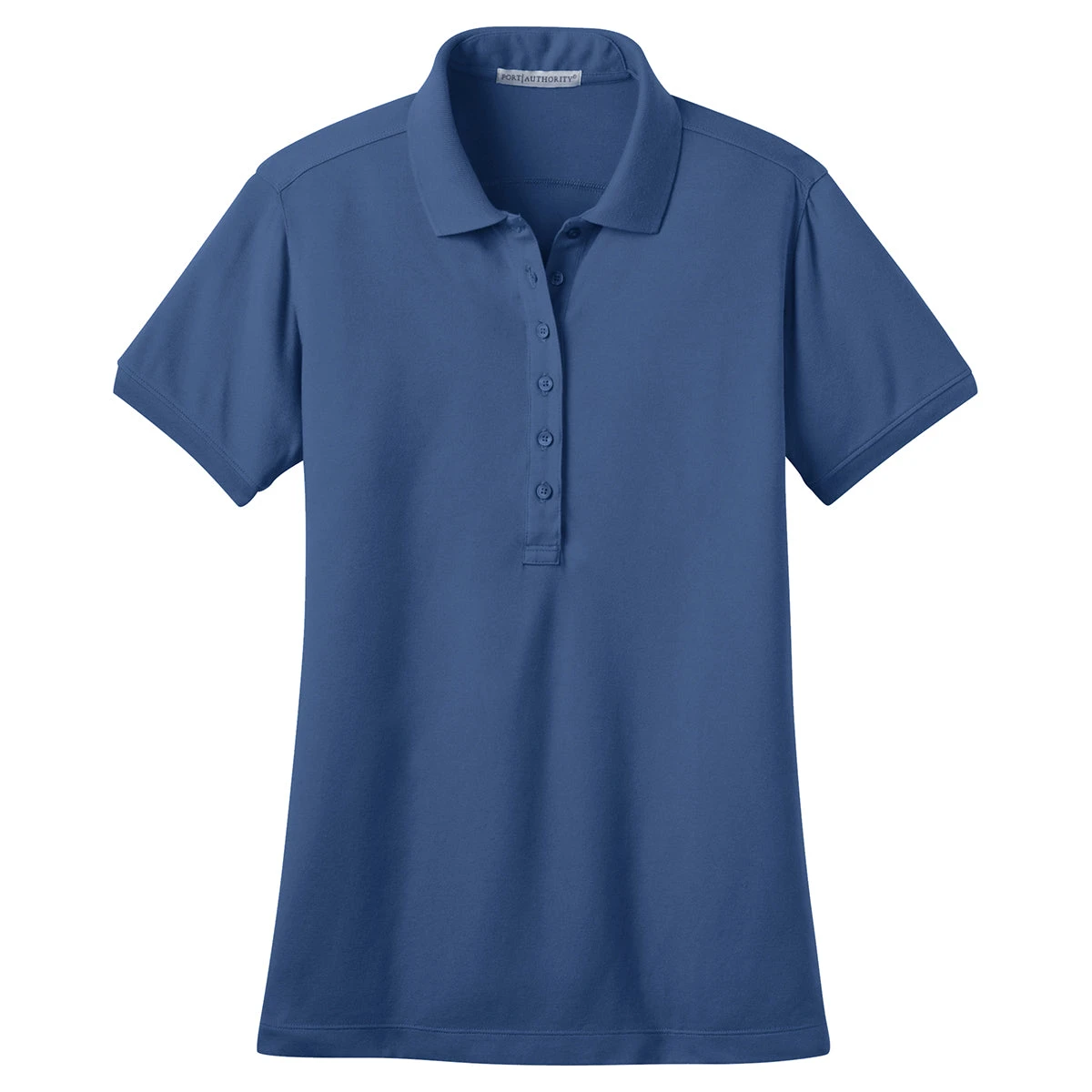 Port Authority Women's Moonlight Blue Stretch Pique Polo 1 Port Authority Women's Moonlight Blue Stretch Pique Polo