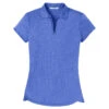 Port Authority Women's True Royal Heather Trace Heather Polo