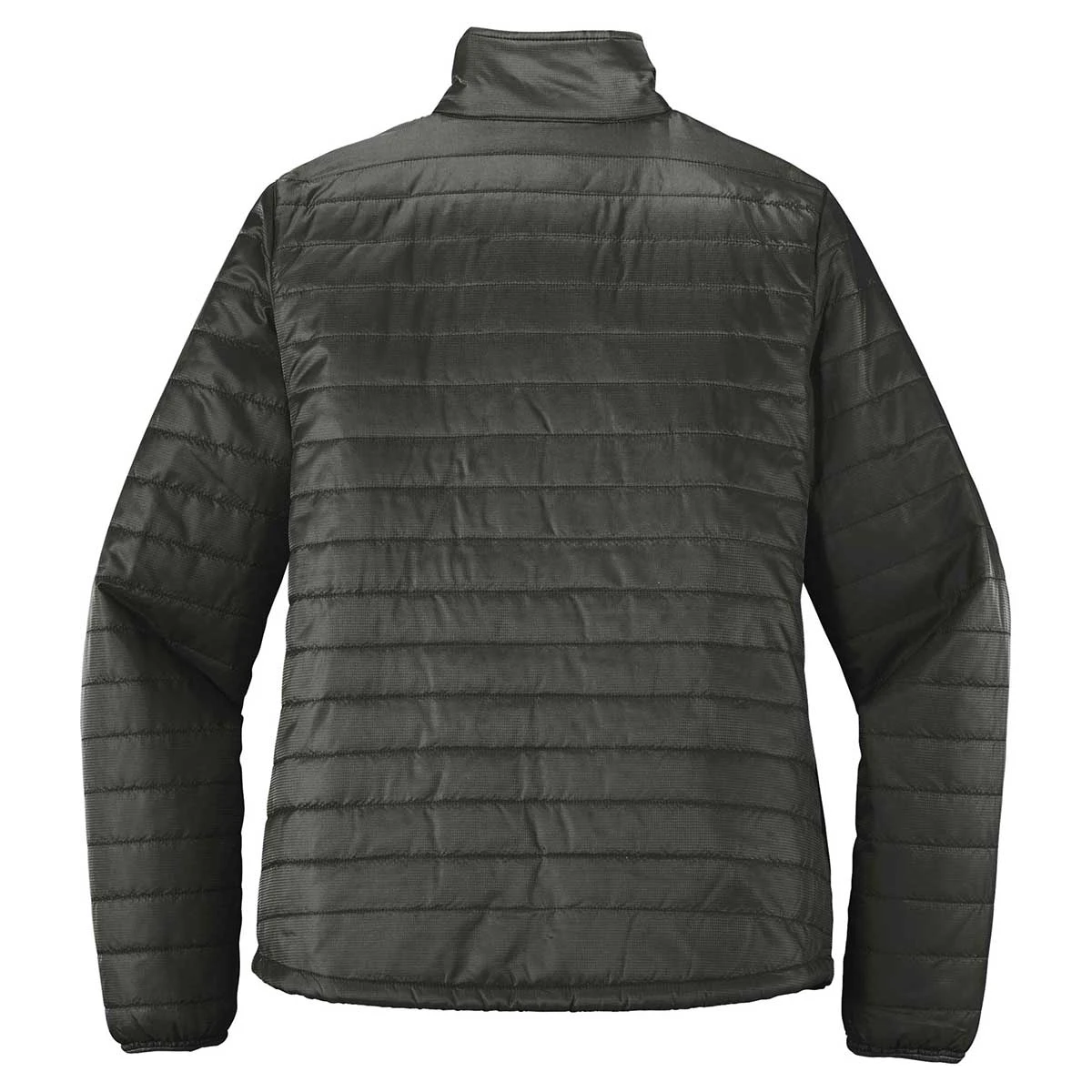 Port Authority Women's Sterling Grey/ Graphite Packable Puffy Jacket 2 Port Authority Women's Sterling Grey/ Graphite Packable Puffy Jacket - Image 2